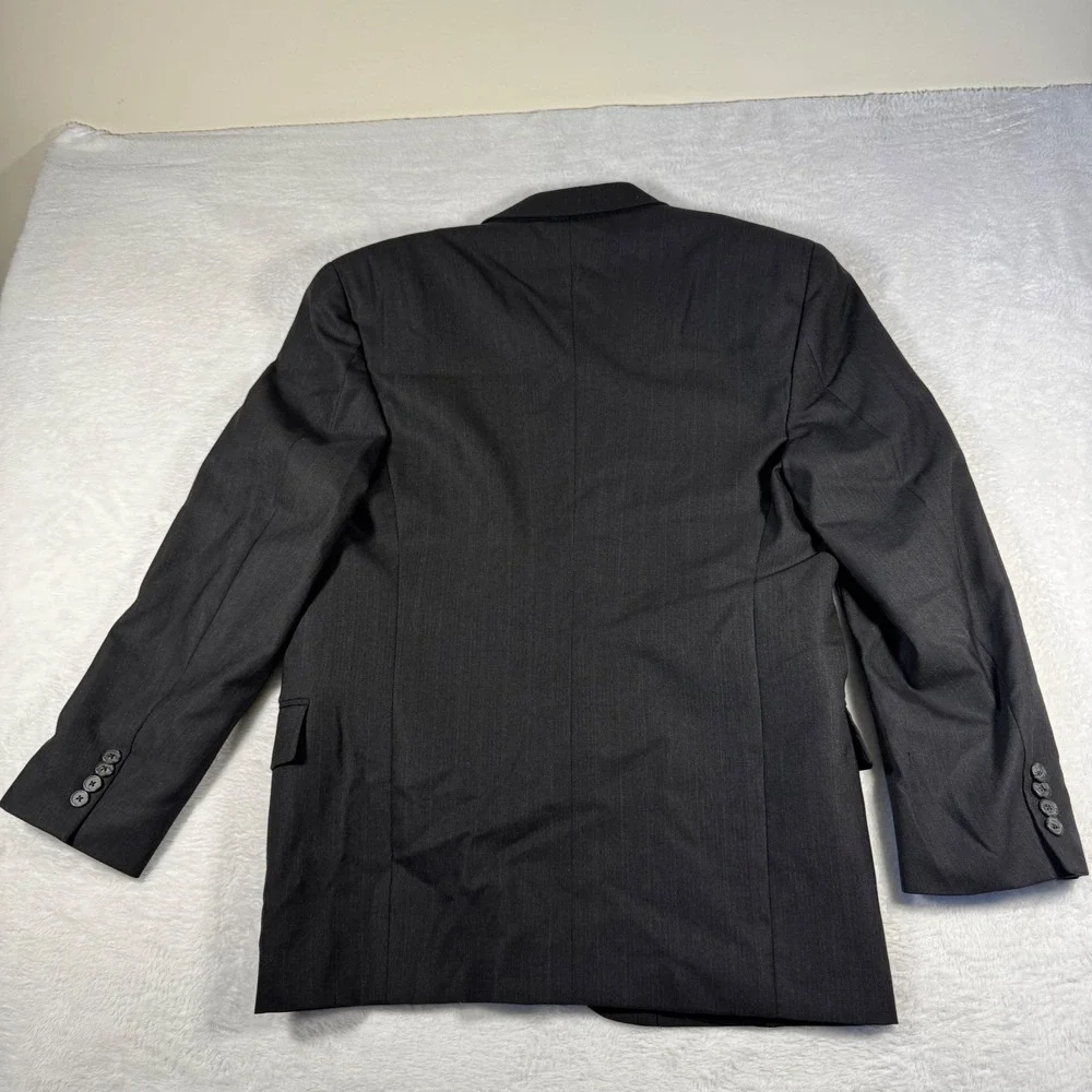 Joseph Abboud‎ Blazer Mens 40S Charcoal Gray Excellent Pinstripe Wool Sport Coat